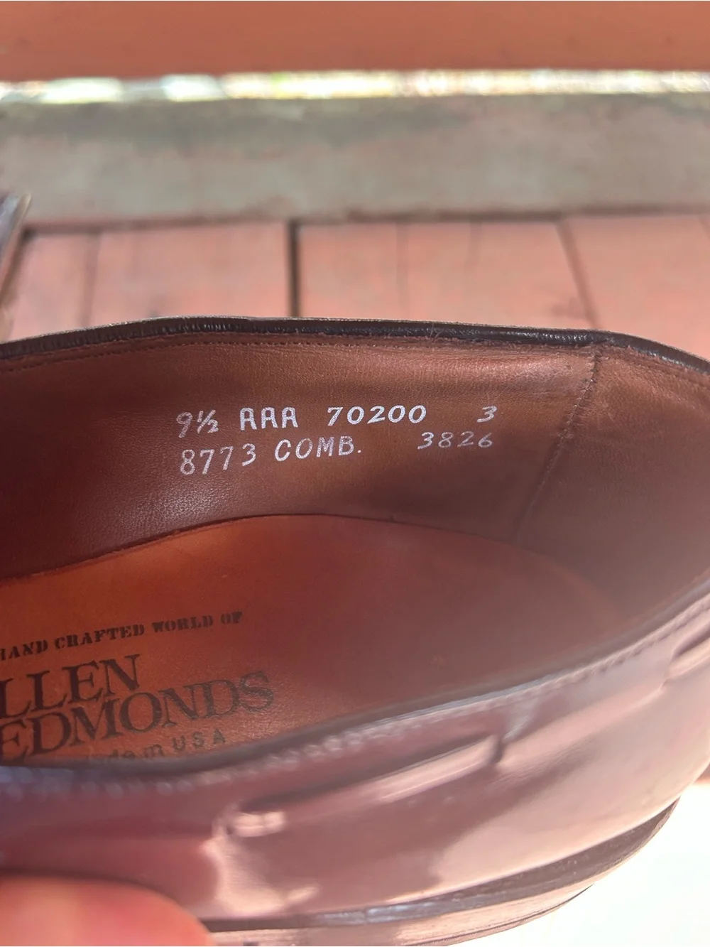 Allen Edmonds Saratoga Loafers Tassel Dress Shoes 8773 Sz 9.5 AAA Vintage